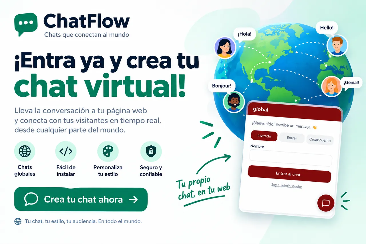 ChatFlow: chat en vivo para tu web
