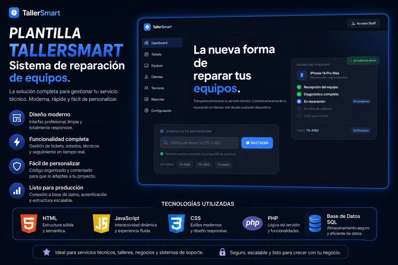 TallerSmart: sistema para talleres de reparación